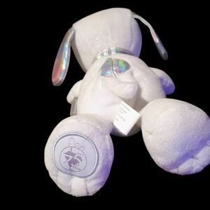 Hallmark Sparkling White Plush Dog with Iridescent Accents